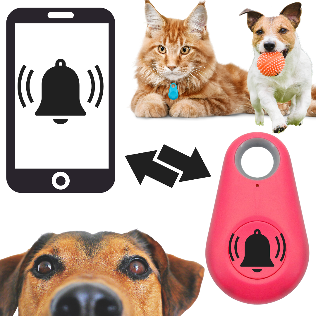 Traceur GPS Bluetooth para cães e gatos da Imountek, sistema de rastreamento e alarme de dupla sensibilidade para animais.