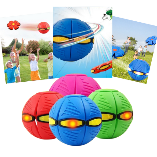 Balão mágico de OVNI da marca Namatu, brinquedo de atividade com forma de UFO em cor vibrante.