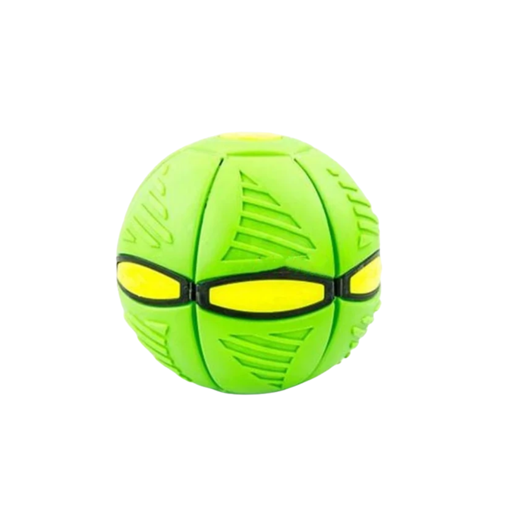 Balão mágico de OVNI verde da marca Namatu, brinquedo de atividade com formato de UFO para crianças.