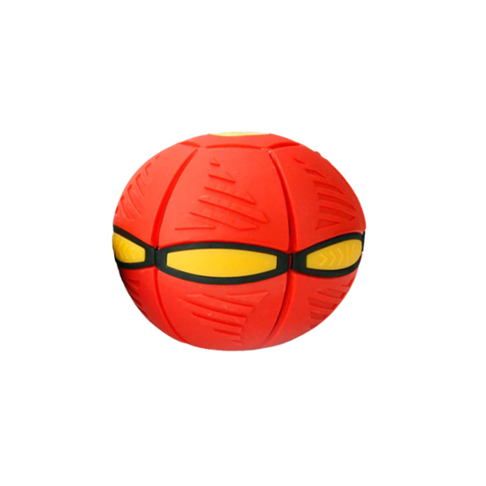 Balão mágico de OVNI vermelho da marca Namatu, brinquedo de atividade com formato de UFO para crianças.