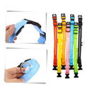 Colar luminoso para animais de estimação da Hqzy, recarregável por USB, leve, resistente à água e com luz LED brilhante.