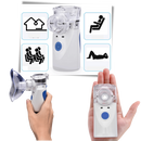 Nébulizador ultrassônico portátil Limicar para crianças e adultos, dispositivo de cuidados respiratórios compacto e eficiente.
