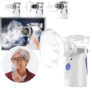 Nébulizador ultrassônico portátil Limicar para cuidados respiratórios em crianças e adultos, compacto e fácil de usar.