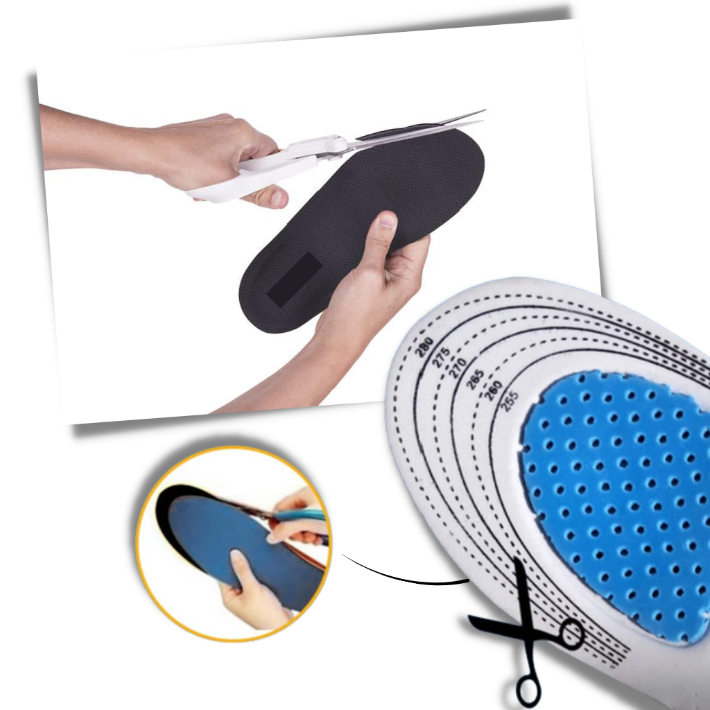 entressola unissex de gel para tênis de corrida da marca Frcolor, confortável e ajustável para cuidado dos pés