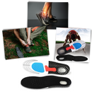 Palmilhas unissex de gel da Frcolor para corrida, com suporte confortável para o cuidado dos pés em calçados esportivos.