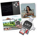 Adaptador universal de cartão SD Taluosi, compatível com diferentes modelos, conectado a um dispositivo eletrônico.