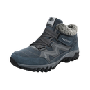 Bottes de hiver en cuir gris de la marque Byte Legend, chaussures élégantes et chaudes pour la saison froide.