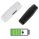 Gravador de voz USB da marca Generic com bateria, dispositivo portátil para gravação de áudio.