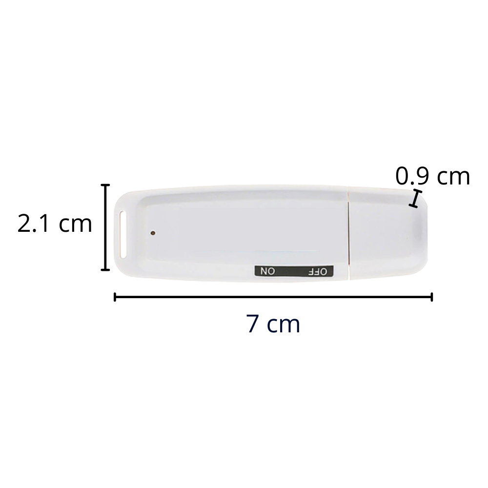 Gravador de voz USB da marca Generic, dispositivo compacto para gravação de áudio portátil e fácil de usar.