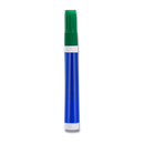 Caneta mágica de pintura na água da marca Follure, instrumento de escrita e desenho com tinta verde em papel.