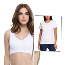 Soutien-gorge push-up sem costura e sem fio da Bali, com efeito anti-bolha e design confortável para uso diário.