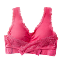 Soutien-gorge push-up sem costura e sem fio da Bali, cor rosa, confortável e com efeito realce natural.