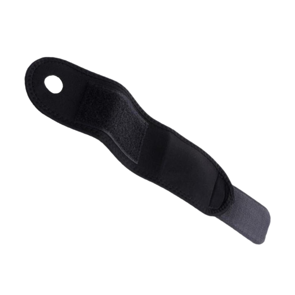 Faixa de suporte para o pulso, respirável, preta, feita para treinamento e fitness, marca Unique Bargains.