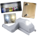 Conjunto de 3 luminárias LED para dobradiças da Eastjing, iluminação prática e eficiente para móveis de guarda-roupa.