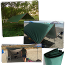 Kit de bache de camping impermeável Abcelit, resistente à água, ideal para atividades de camping e caminhadas ao ar livre.