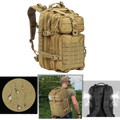 Mochila de camping resistente de 50L da Colaxi, à prova d'água com painel de malha respirável e alças acolchoadas.