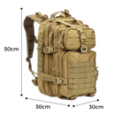 Mochila de camping de 50L da Colaxi, resistente à água, com painel de malha respirável e design durável para aventuras ao ar livre.