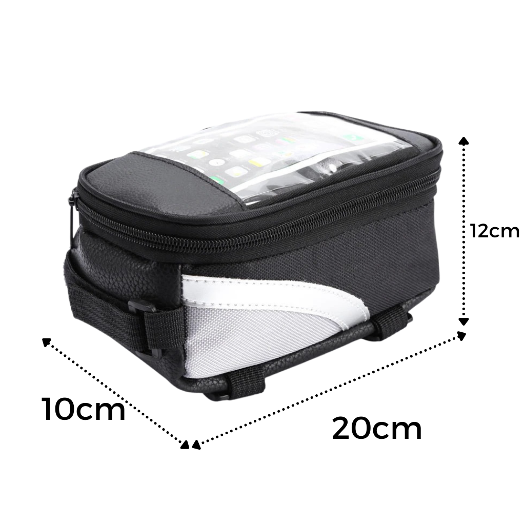 Sacoche impermeável para telefone de ciclismo Sodial, fixa no guidão, resistente à água, ideal para uso em bicicleta.