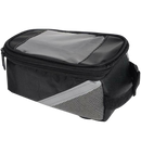 Bolsa de telefone impermeável Sodial para ciclismo, fixada na bicicleta, resistente à água, em cor cinza.