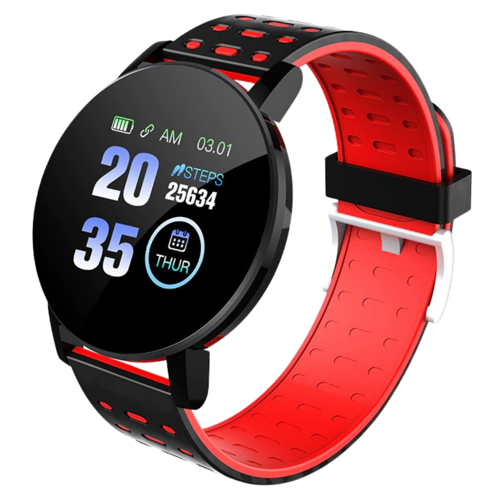 Relógio inteligente à prova d'água da Cvlife em várias cores, ideal para roupas de fitness e esportes, exibido em diferentes cores.