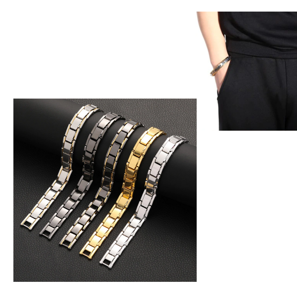 Pulseira magnética Spencer para perda de peso, acessório de treinamento e fitness com design moderno e funcional.