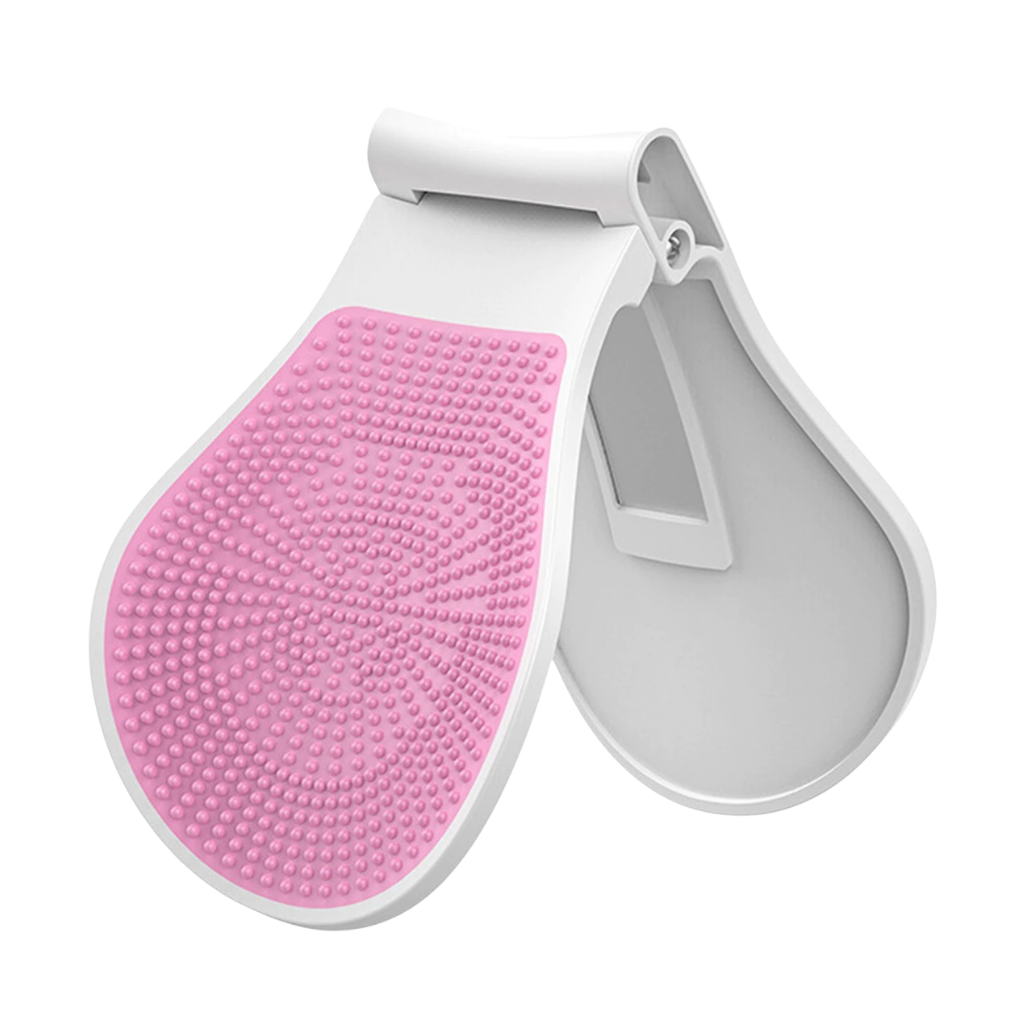 Aparelho de treino para quadris Fongwan na cor rosa, equipamento de fitness para tonificar e fortalecer os músculos dos quadris.