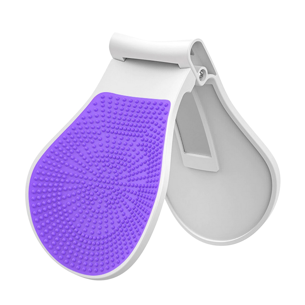 Aparelho de treino para quadris Fongwan na cor roxa, equipamento de fitness para fortalecer e tonificar os quadris.