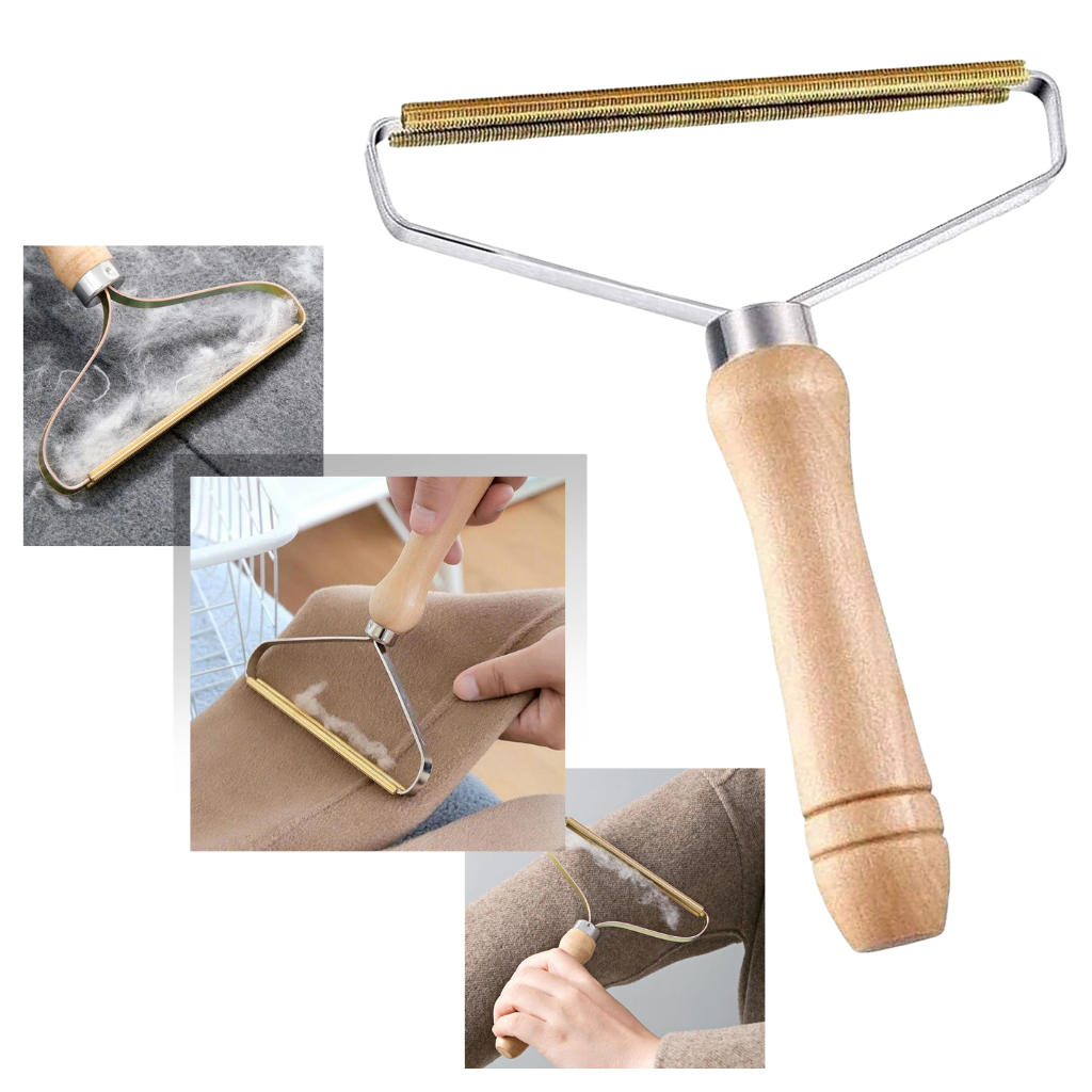 Escova de madeira para pelos de animais de estimação da Eeekit, ferramenta de toilettagem para remover pelos facilmente.