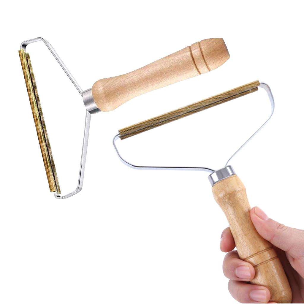 Escova de madeira para pelos de animais de estimação, ferramenta de toilettage leve e compacta da marca Eeekit.
