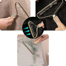 Escova para pelos de animais Eeekit de madeira, ferramenta de toilettagem para remover pelos de pets de forma eficiente.