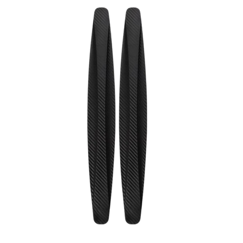 Faixas de proteção refletivas para para-choques de avião, acessório branco da marca Abcelit, visível na imagem.