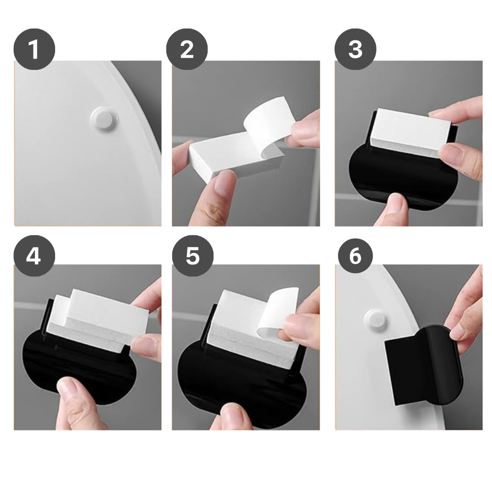Élévateur de siège de toilettes sans contact Abcelit, pièce de plomberie blanche pour assise de WC.