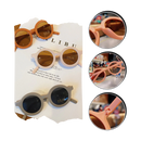 Lunettes de soleil rondes vintage pour enfant de 1 à 5 anos, lunettes de soleil vert Accessories, protection solaire pour enfants
