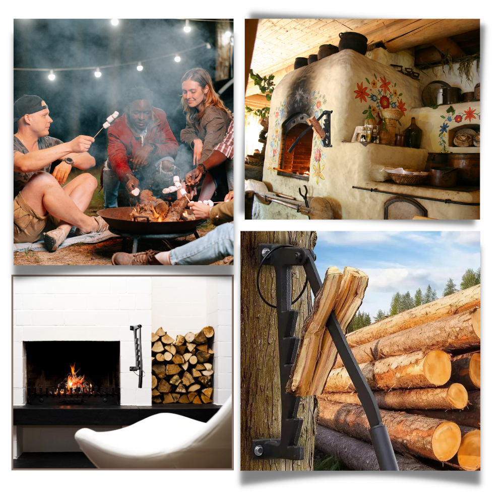Fendeuse de bois de chauffage mural Accreate, fendeuses de bûches robuste pour couper le bois efficacement.