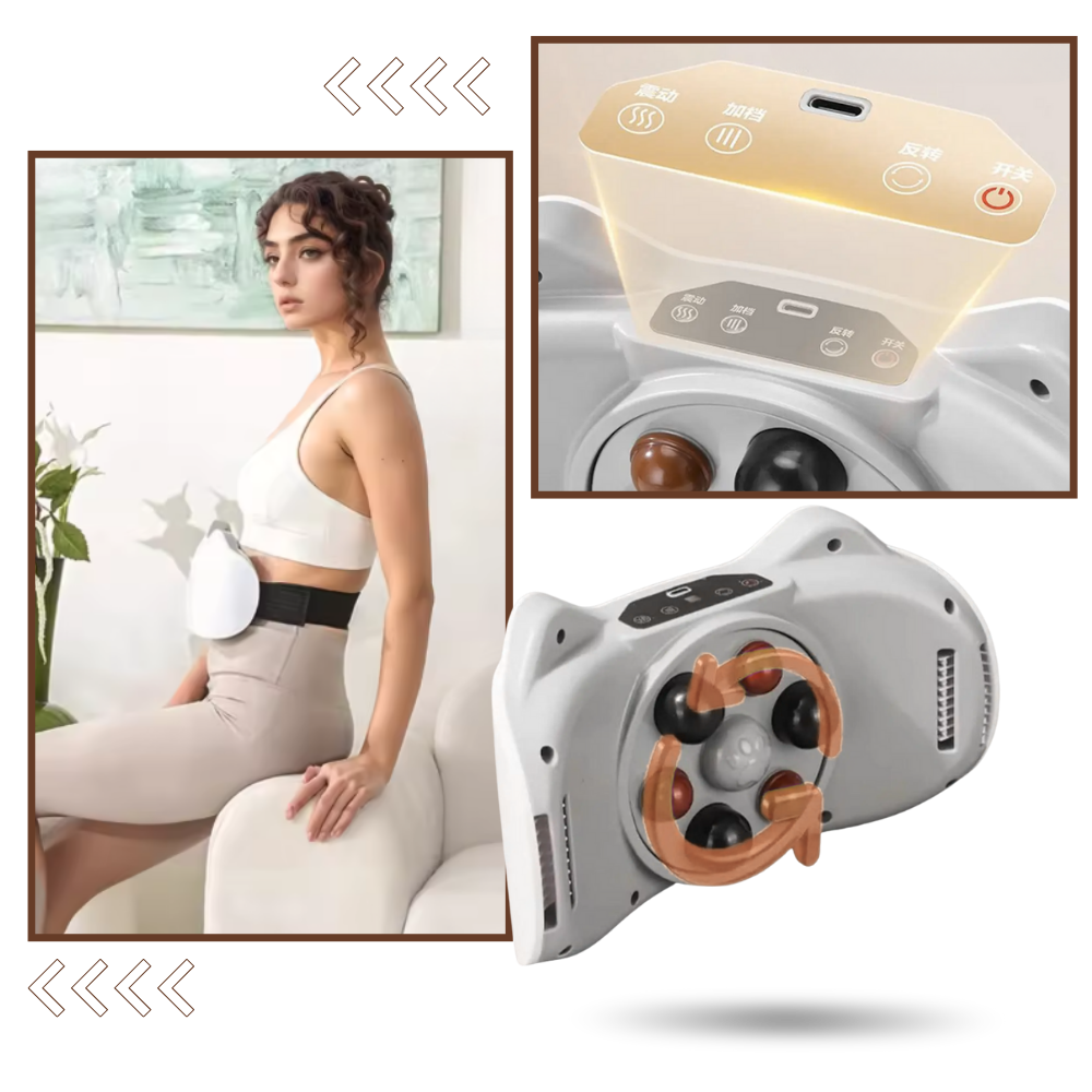Dispositivo de treino muscular sem fio Aoibox, com controle para plataformas vibrantes de estimulação muscular.