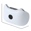 Plataforma vibrante Aoibox para massagem e estímulo muscular sem fio, com design compacto e superfície de uso.