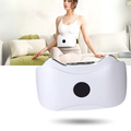 Plataforma vibrante Aoibox para massagem muscular sem fio, estimulador e treinador de músculos, imagem de dispositivo ativo.