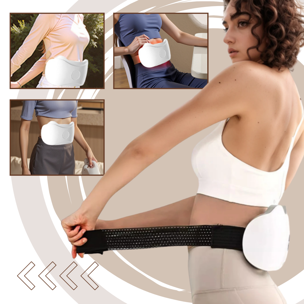 Plataforma vibratória Aoibox para massagem e estímulo muscular sem fio, usada para exercícios e tonificação muscular.