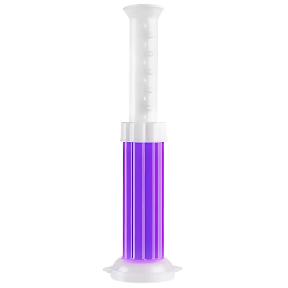 Gel de proteção ativa para vaso sanitário JikoLiving, fragrância de perfume de interior, embalagem roxa.