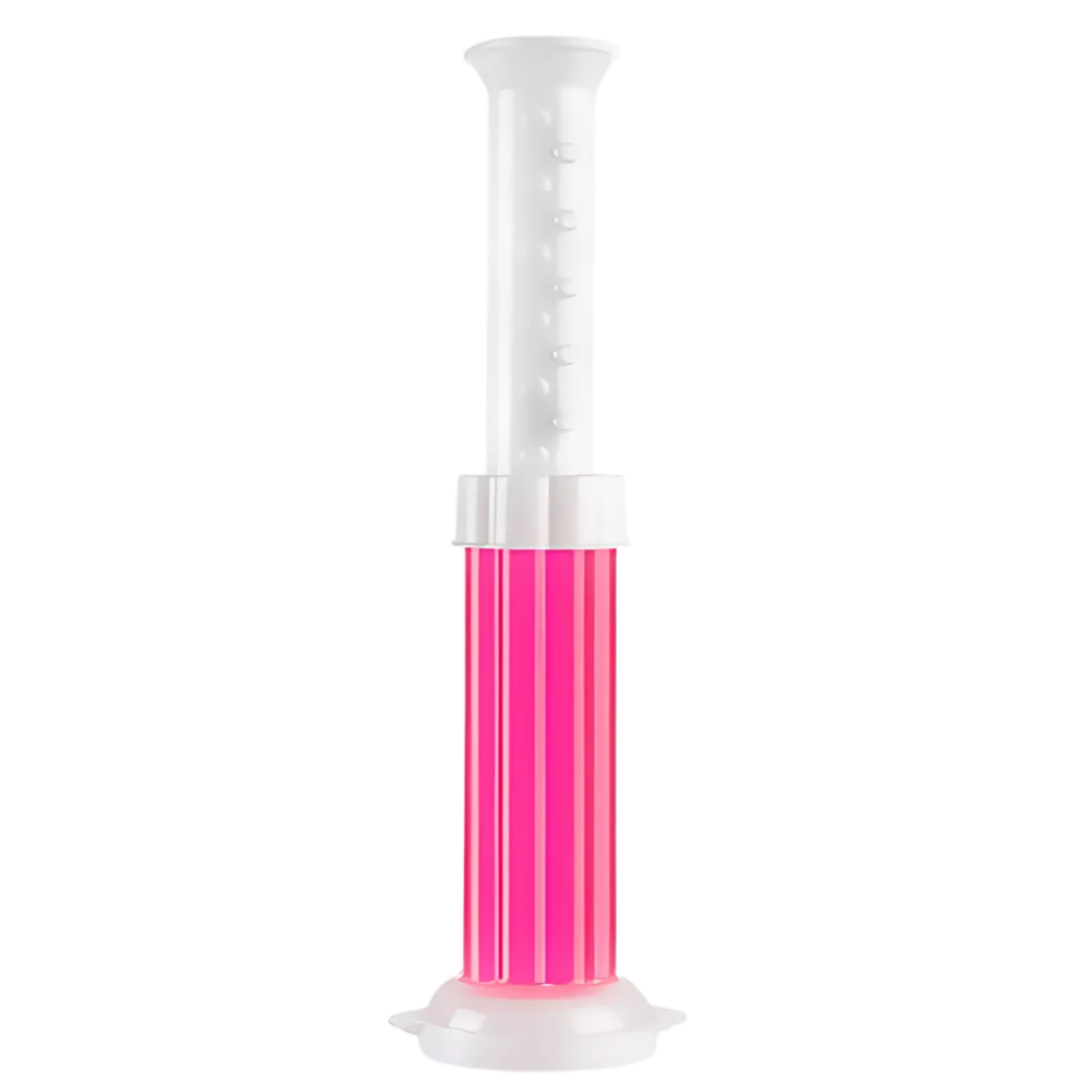 Gel de proteção ativa para banheiro JikoIiving, fragrância floral rosa, em embalagem com selo de proteção.