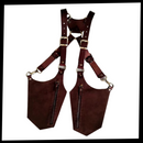 Bolsa vintage anti-roubo preta da Adesignstore, estilo clássico para uso diário e proteção segura.