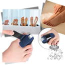 Ajustador de dedos do pé Keenso, discreto e ajustável, para correção e conforto nos cuidados dos pés.