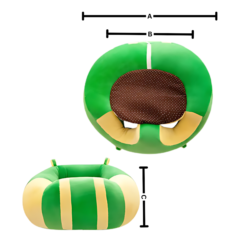 Almofada higiênica ajustável para bebê da Sannedong, móvel para bebês e crianças pequenas, com design confortável e seguro.