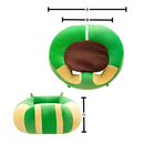 Almofada higiênica ajustável para bebê da Sannedong, móvel para bebês e crianças pequenas, com design confortável e seguro.