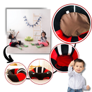 Almofada higiénica ajustável para bebê da Sannedong, suporte confortável e estável para mobiliário infantil.
