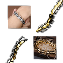 Pulseira ajustável com design de dragão de Midgard, feita pela Sunnimix, em metal com detalhes detalhados e acabamento elegante.
