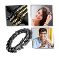 Bracelete ajustável em forma de dragão de Midgard, feito pela Sunnimix, com detalhes de design em metal.
