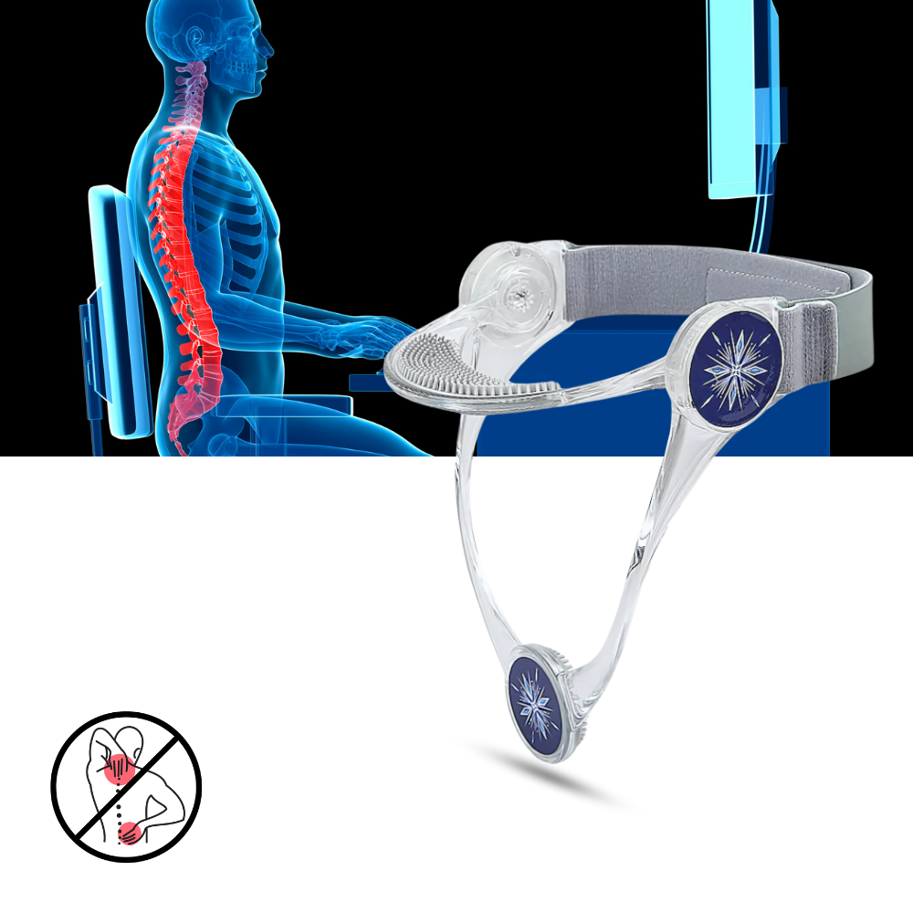 Corrector de postura cervical ajustável da Keusn, acessório para suporte e alinhamento do pescoço.