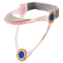 Corrector de postura cervical ajustável da Keusn, acessório de manutenção com suporte para pescoço na cor rosa.