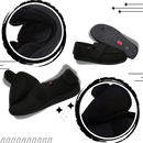 Sapatos ortopédicos ajustáveis para pés diabéticos da Silvert's, com design confortável e suporte para uso diário.